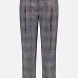 Prince Of Wales Wool Pull On Pant (14720164626795)
