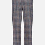 Prince Of Wales Wool Pull On Pant (14720164626795)