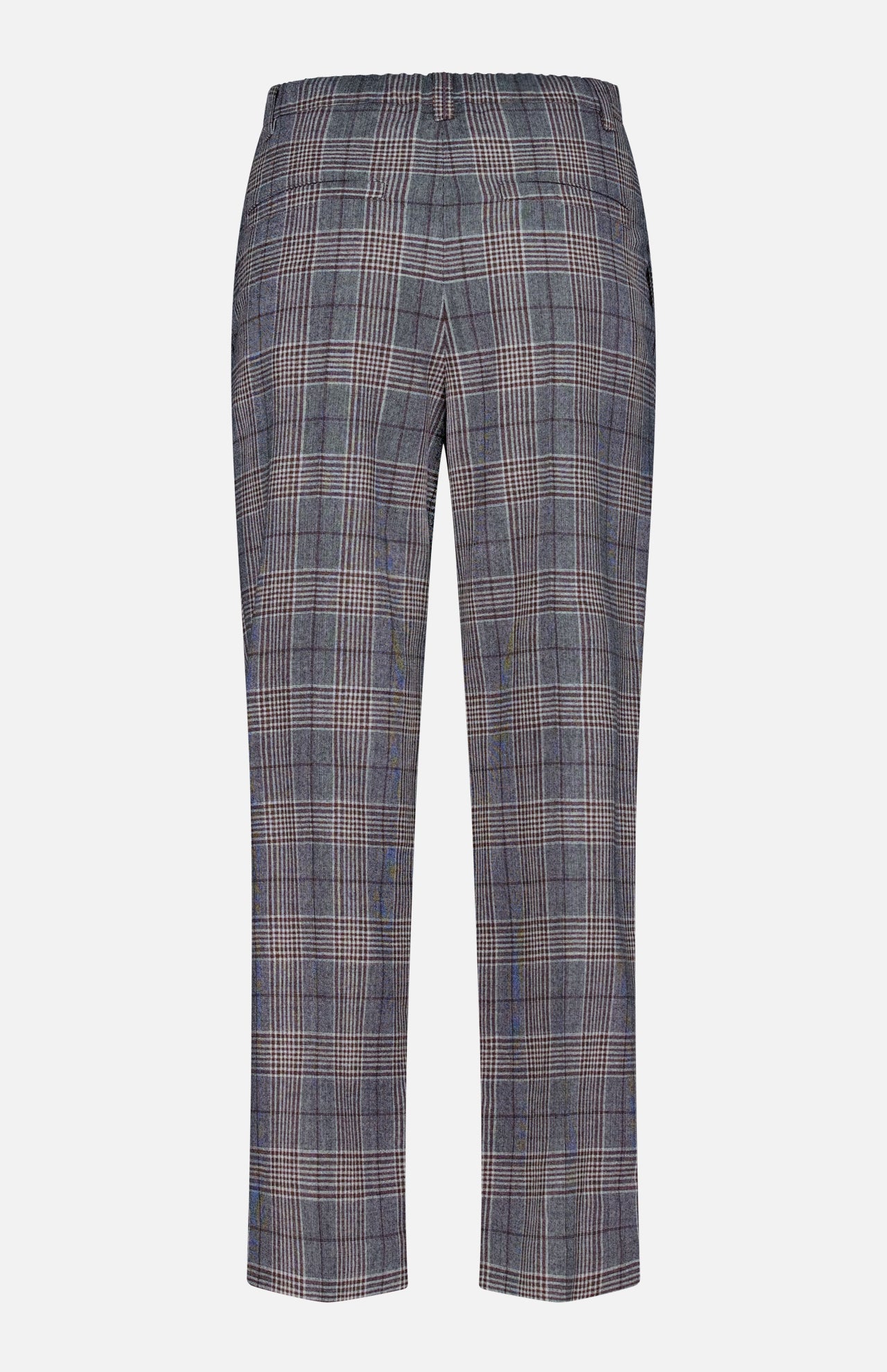 Prince Of Wales Wool Pull On Pant (14720164626795)