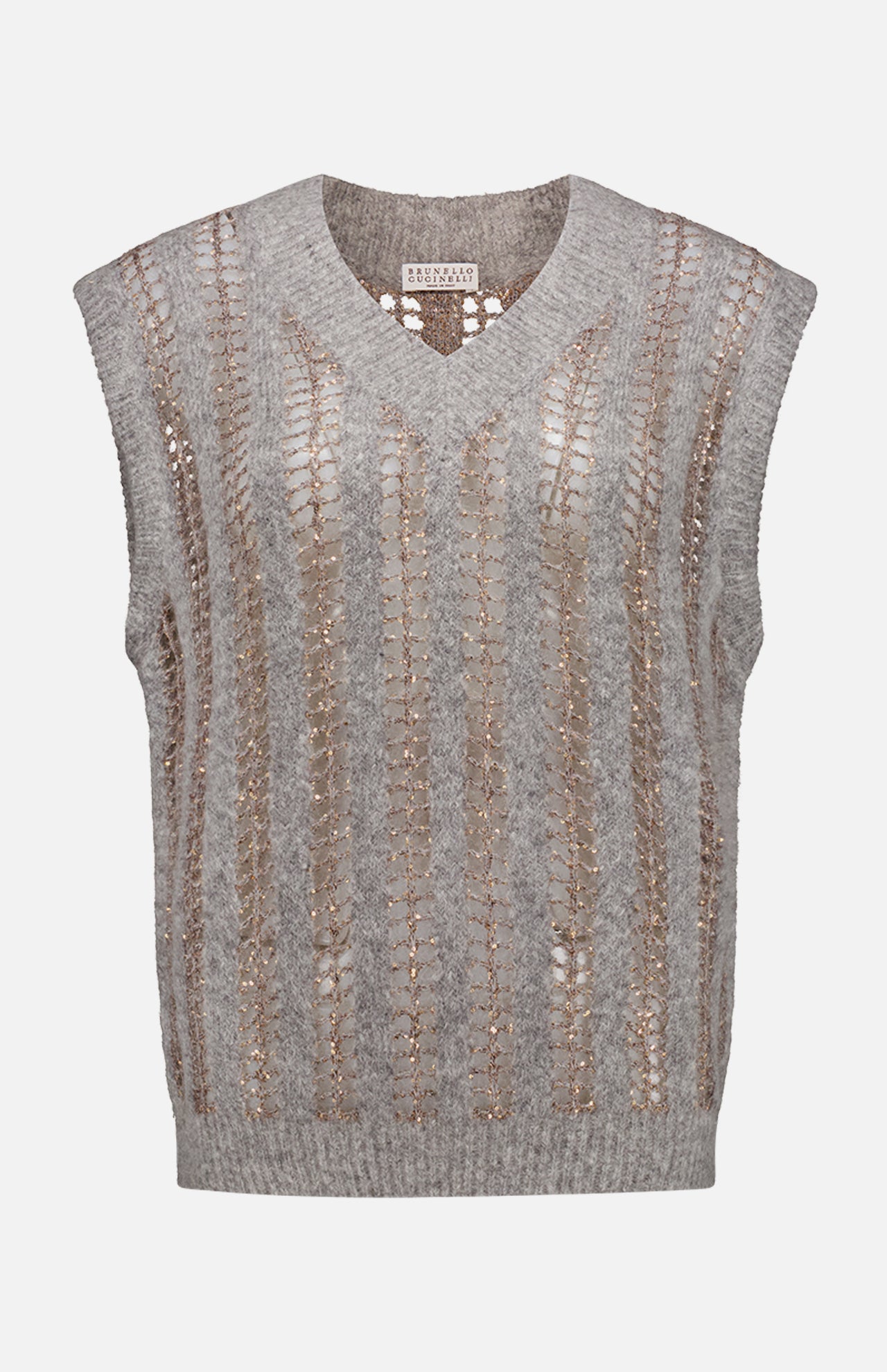 Ribbed Shiny Net Vest (7669939961971)