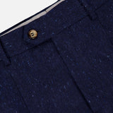 Sharkskin Pleated Wool-blend Trousers