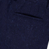 Sharkskin Pleated Wool-blend Trousers