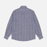 Denim Inspired Pattern Stripe Shirt (14655255347563)