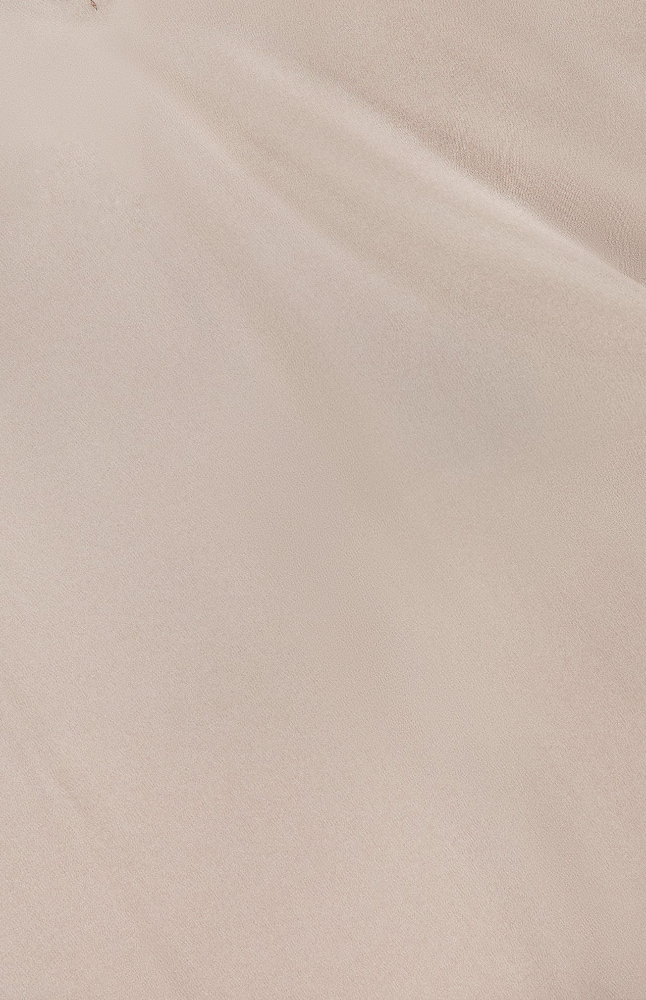 A close-up of smooth, light beige stretch silk satin with a soft sheen and flowing folds, ideal for the BRUNELLO CUCINELLI Silk V-Neck Camisole Top.