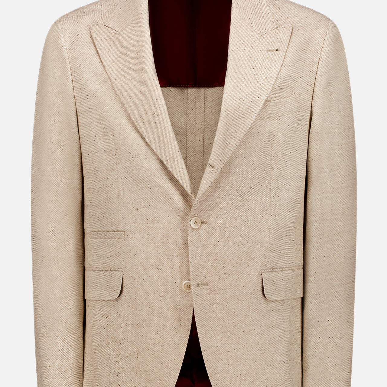 Single Breasted Peak Lapel Jacket (7606401007731)