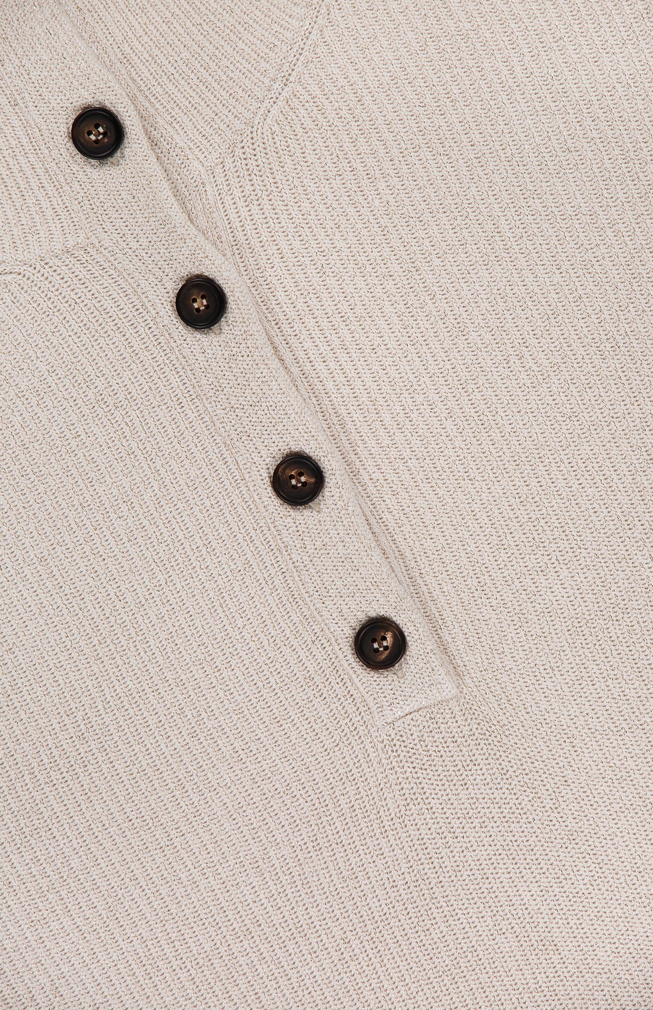 Sparkling Cotton Polo Sweater (14719882527083)