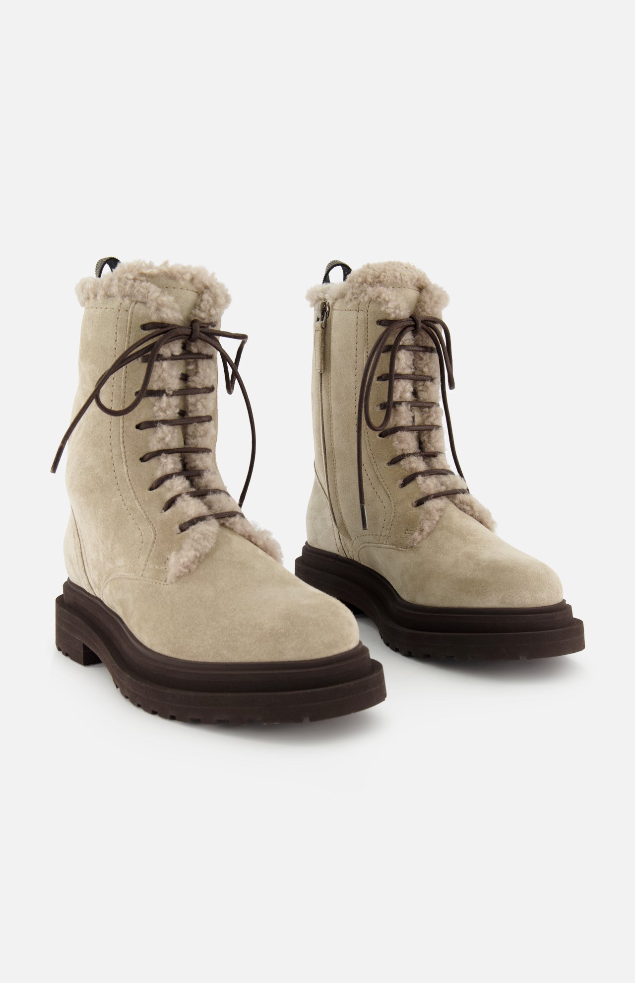 Suede Lace Up Ankle Boot (14720164757867)