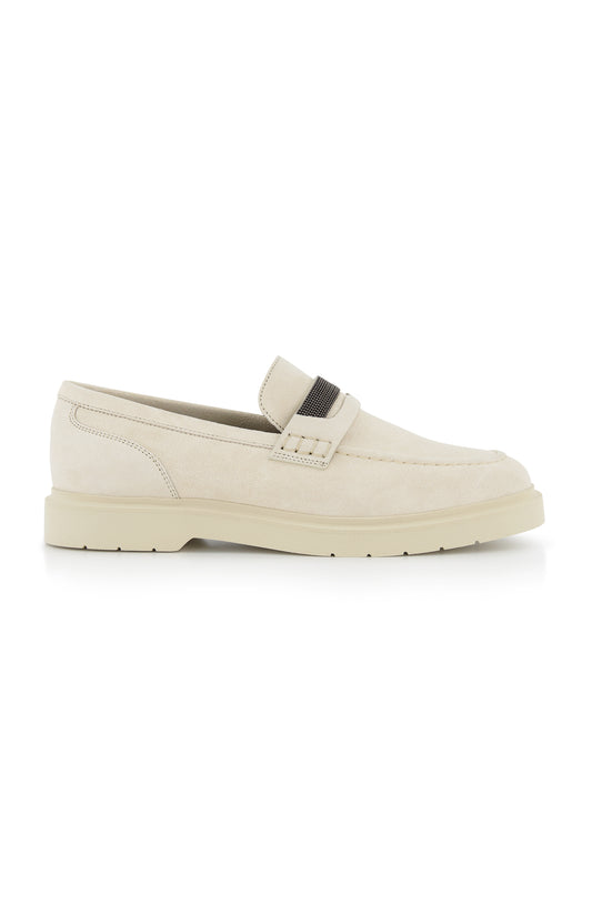 Suede Loafer w/ Monili Band (7182467596403)