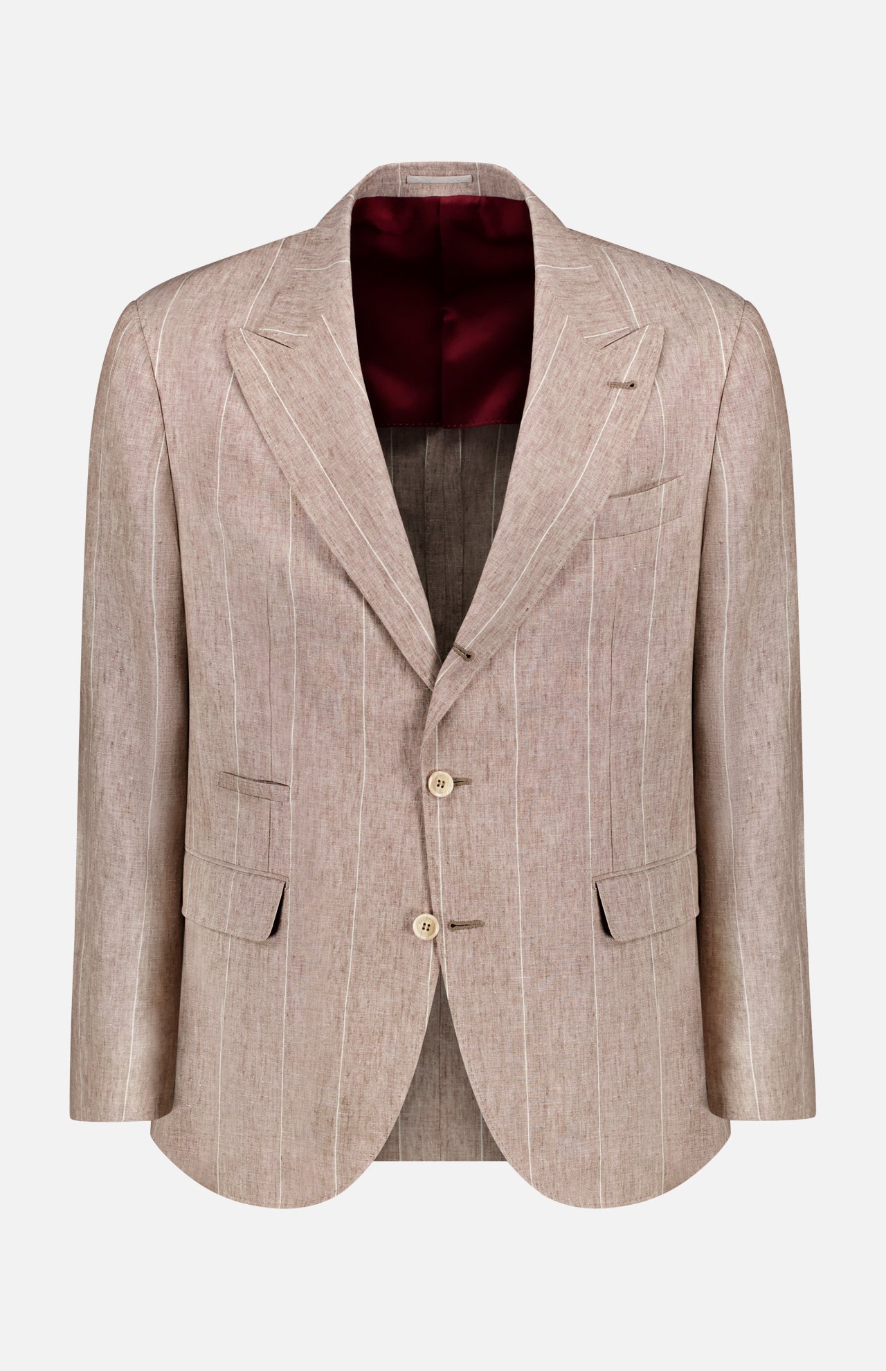 ジャケット BRUNELLO CUCINELLI SS25 SUIT-TYPE JACKET (MH5517087 C001) Brunello Cucinelli Men's Striped Jacket | A.K. Rikk's
