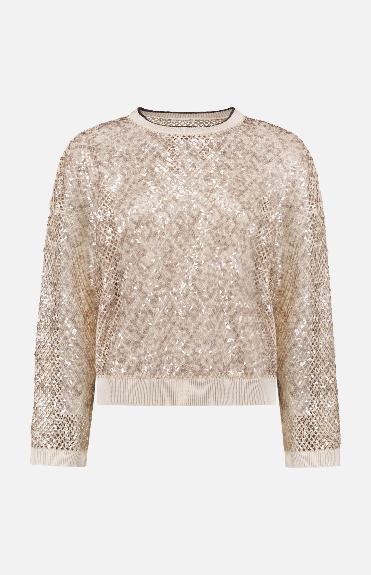 Netted Sequin Sweater (14638163951979)