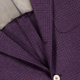 Tonal Print Plaid Wool-blend Sportcoat