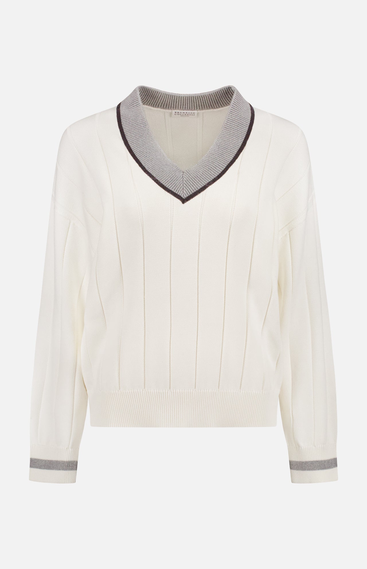 Monili V-Neck Sweater (14638164017515)