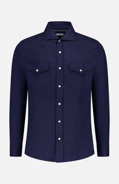 Western Button Up Long Sleeve Shirt (14721082360171)