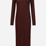 Wool Pailette Knit Maxi Dress (14719882854763)