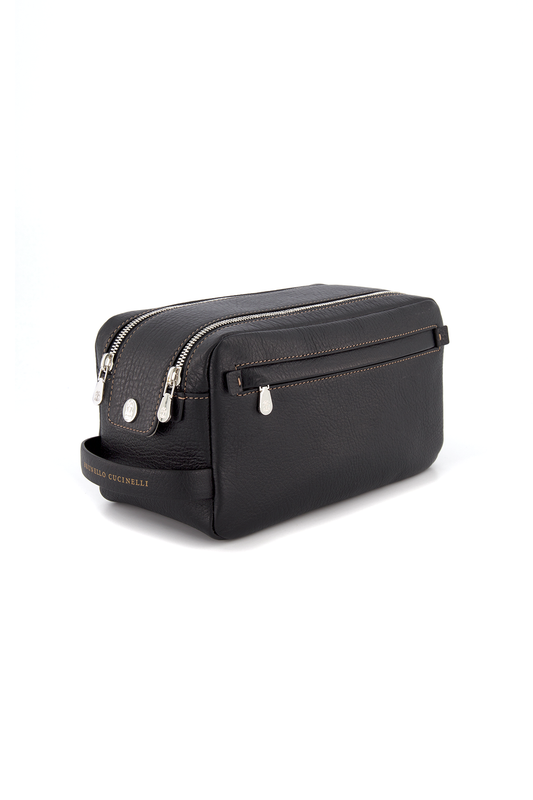 Rivera Leather Box Bag - Black, Brown