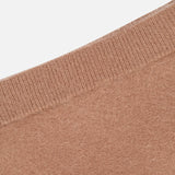 Brushed Cashmere Fringe Mini Skirt