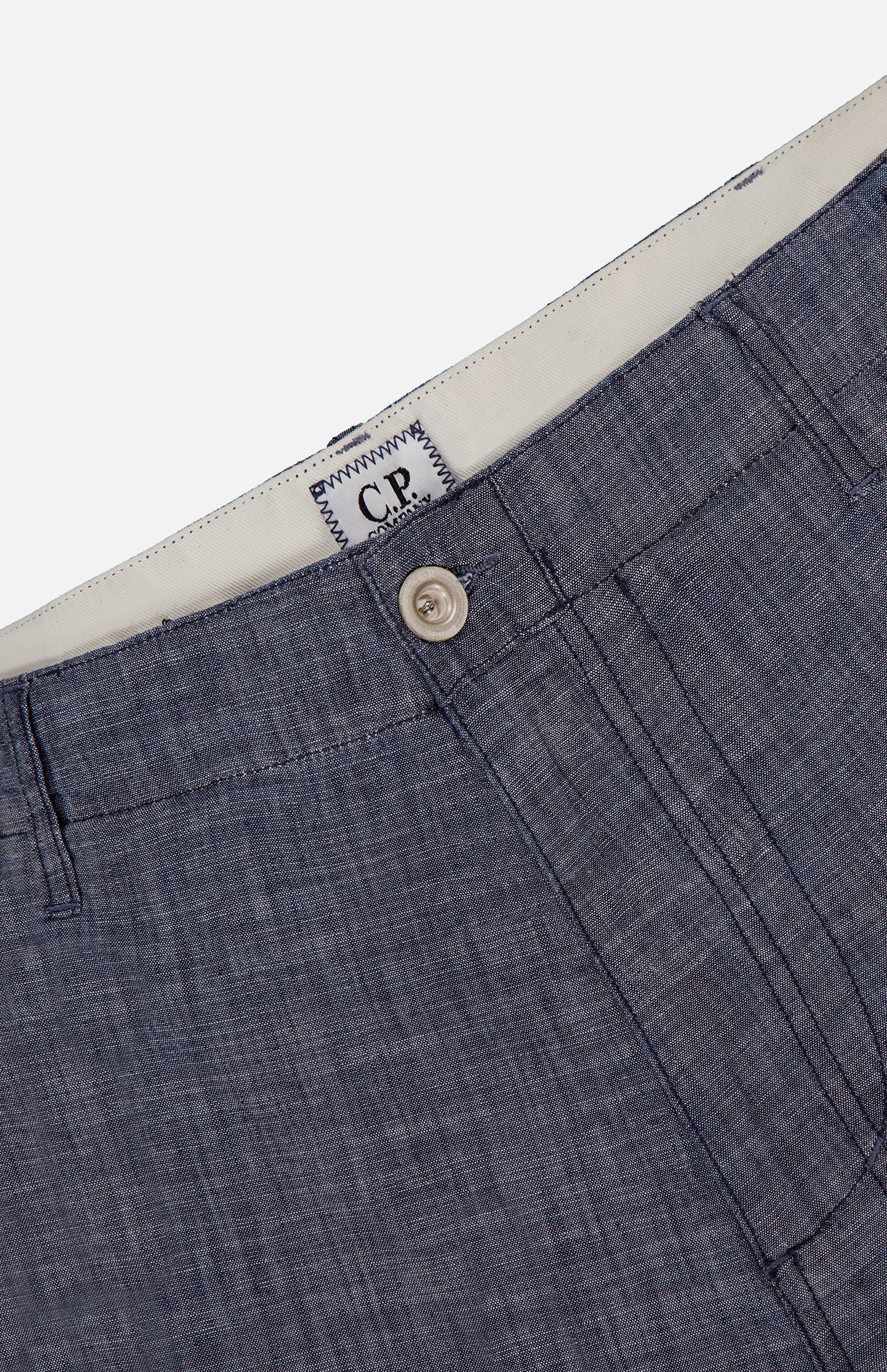 Chambray Loose Cargo Pants (14622008246635)