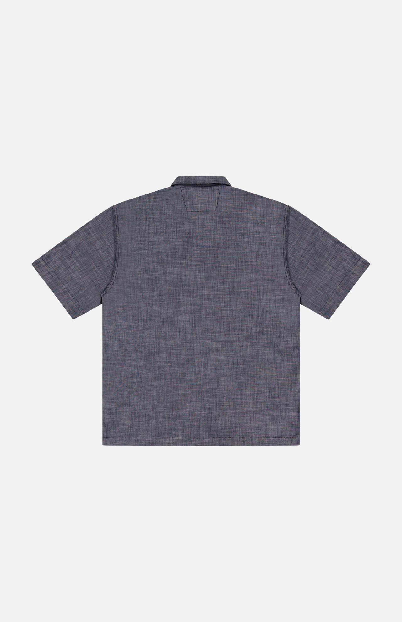 Chambray Logo-Pocket Short Sleeve Shirt (14622008115563)