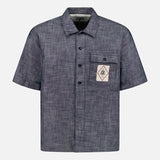 Chambray Logo-Pocket Short Sleeve Shirt (14622008115563)