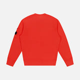 Cotton Diagonal Fleece Crew Neck Sweatshirt (14622008344939)