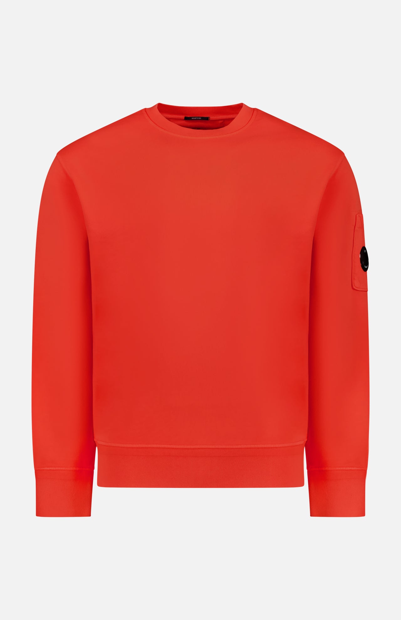 Cotton Diagonal Fleece Crew Neck Sweatshirt (14622008344939)