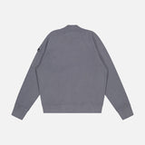 Cotton Diagonal Fleece Full Zip Sweatshirt (14622008279403)