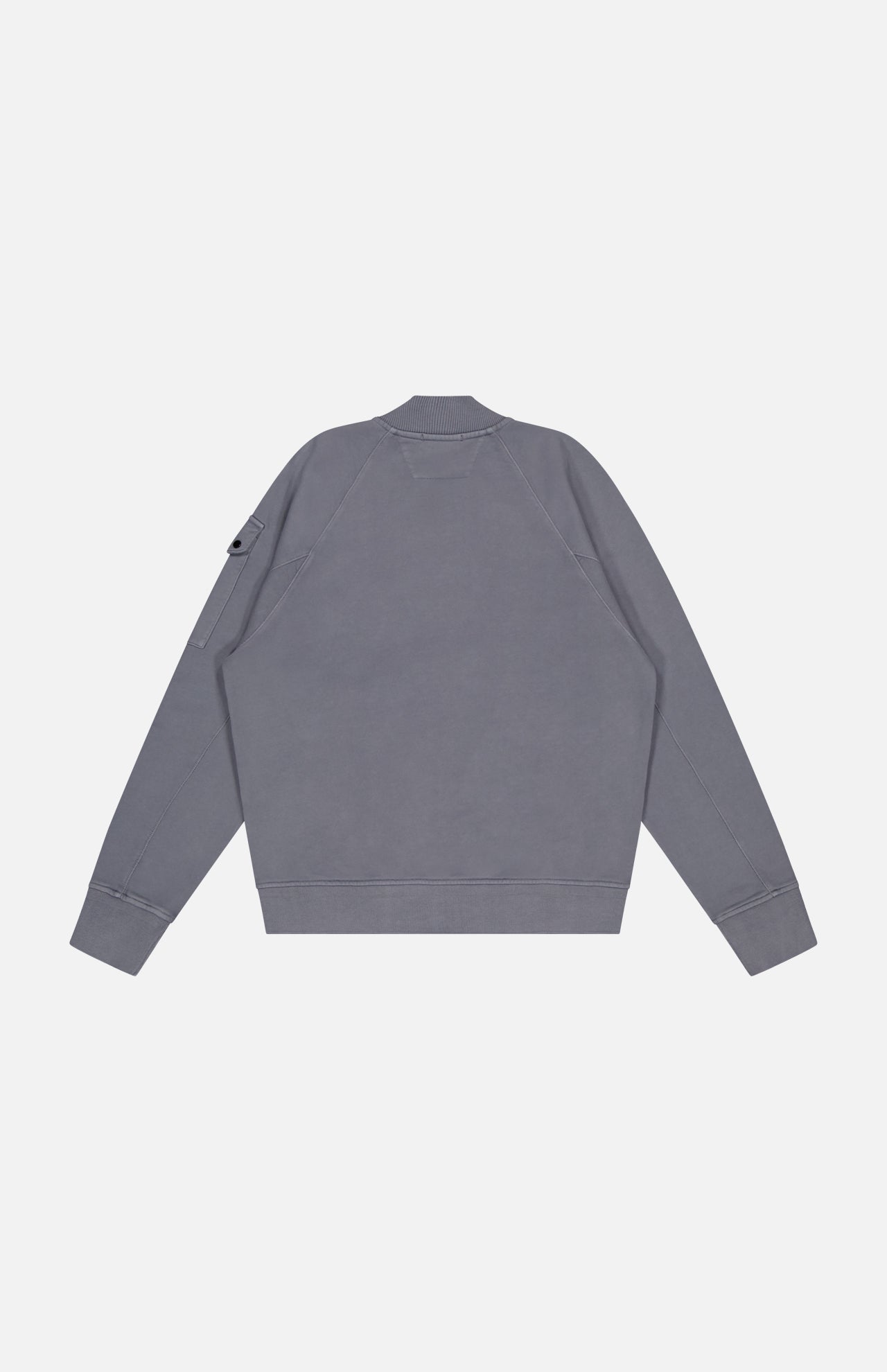 Cotton Diagonal Fleece Full Zip Sweatshirt (14622008279403)