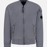 Cotton Diagonal Fleece Full Zip Sweatshirt (14622008279403)