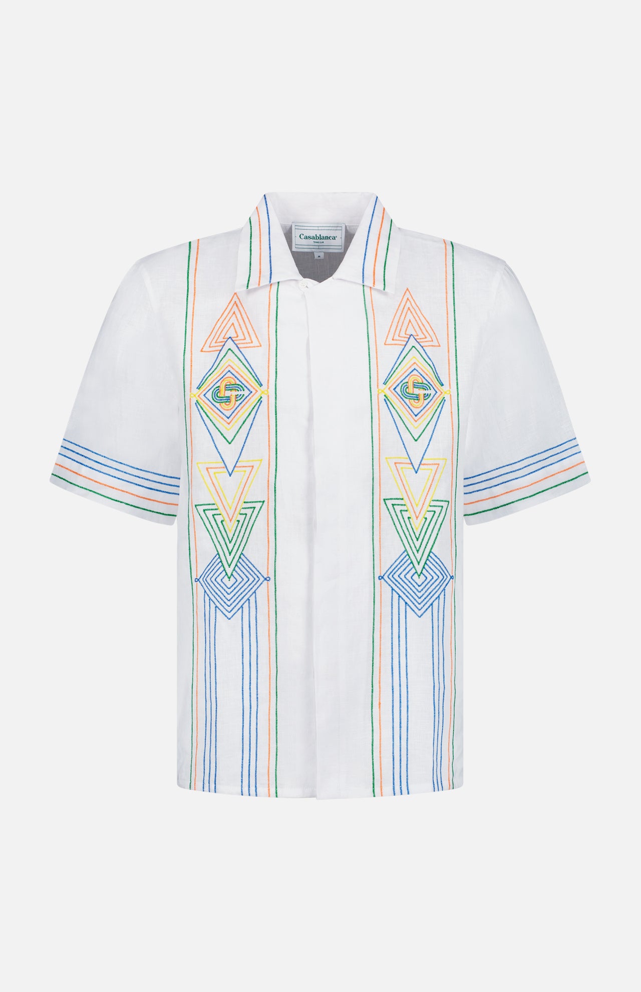 Embroidered Graphic Linen Shirt (7352833540211)