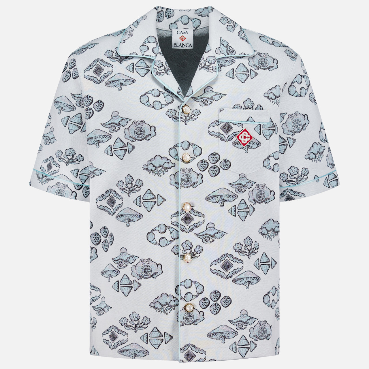 Jacquard Shirt Sleeve Shirt (14704574628203)
