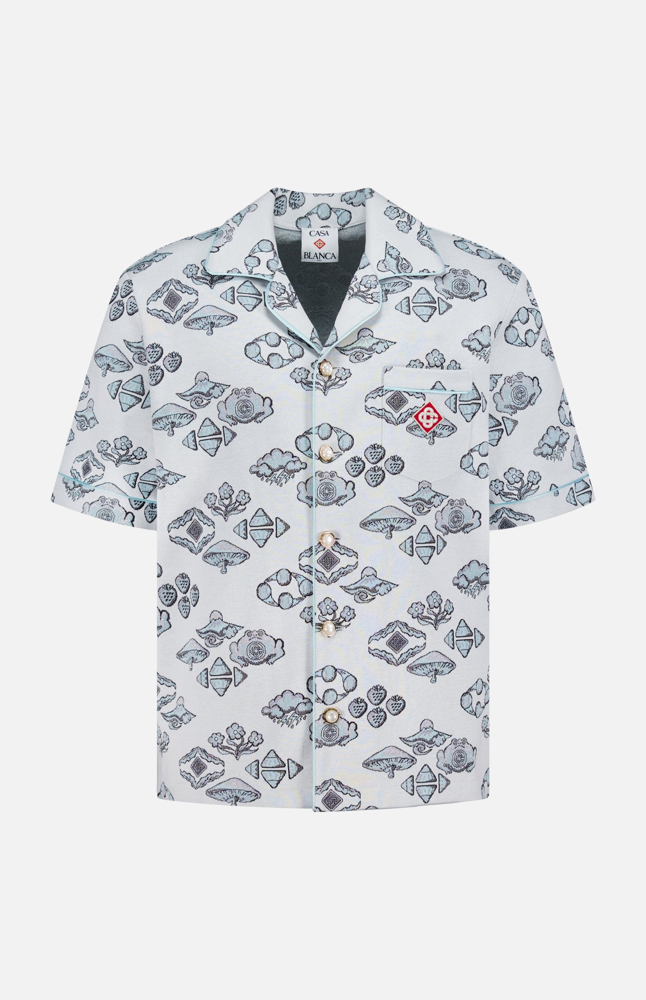 Jacquard Shirt Sleeve Shirt (14704574628203)