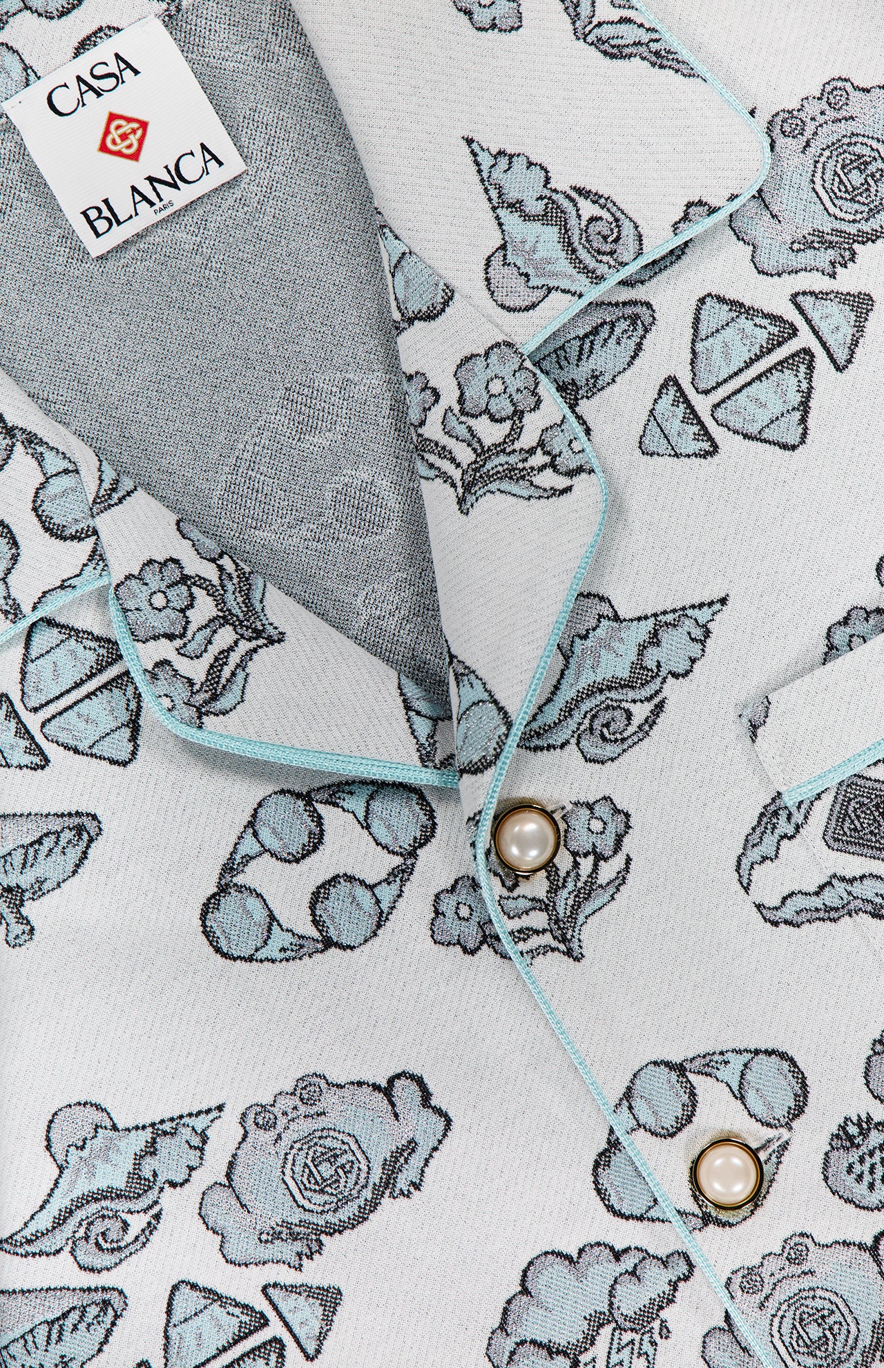 Jacquard Shirt Sleeve Shirt (14704574628203)
