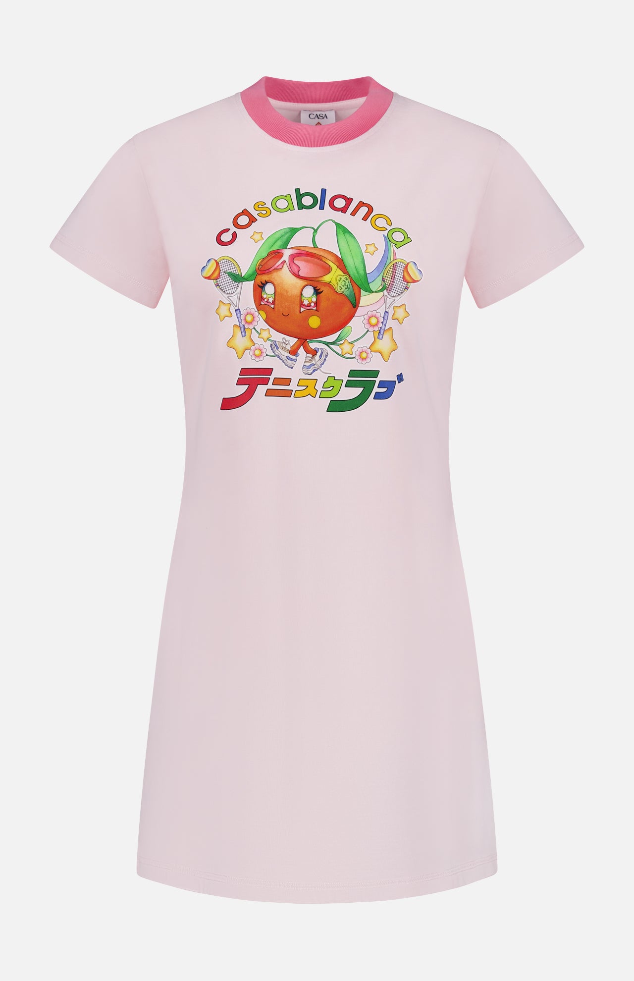 Orange Mascot Jersey Dress (14703483289963)