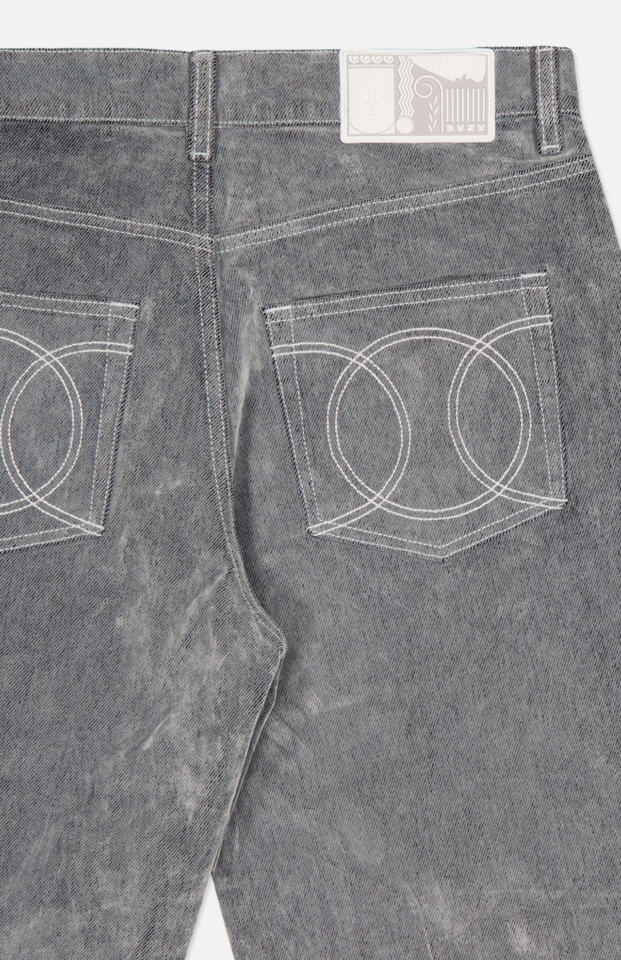 Peach Denim Jeans (7669941895283)