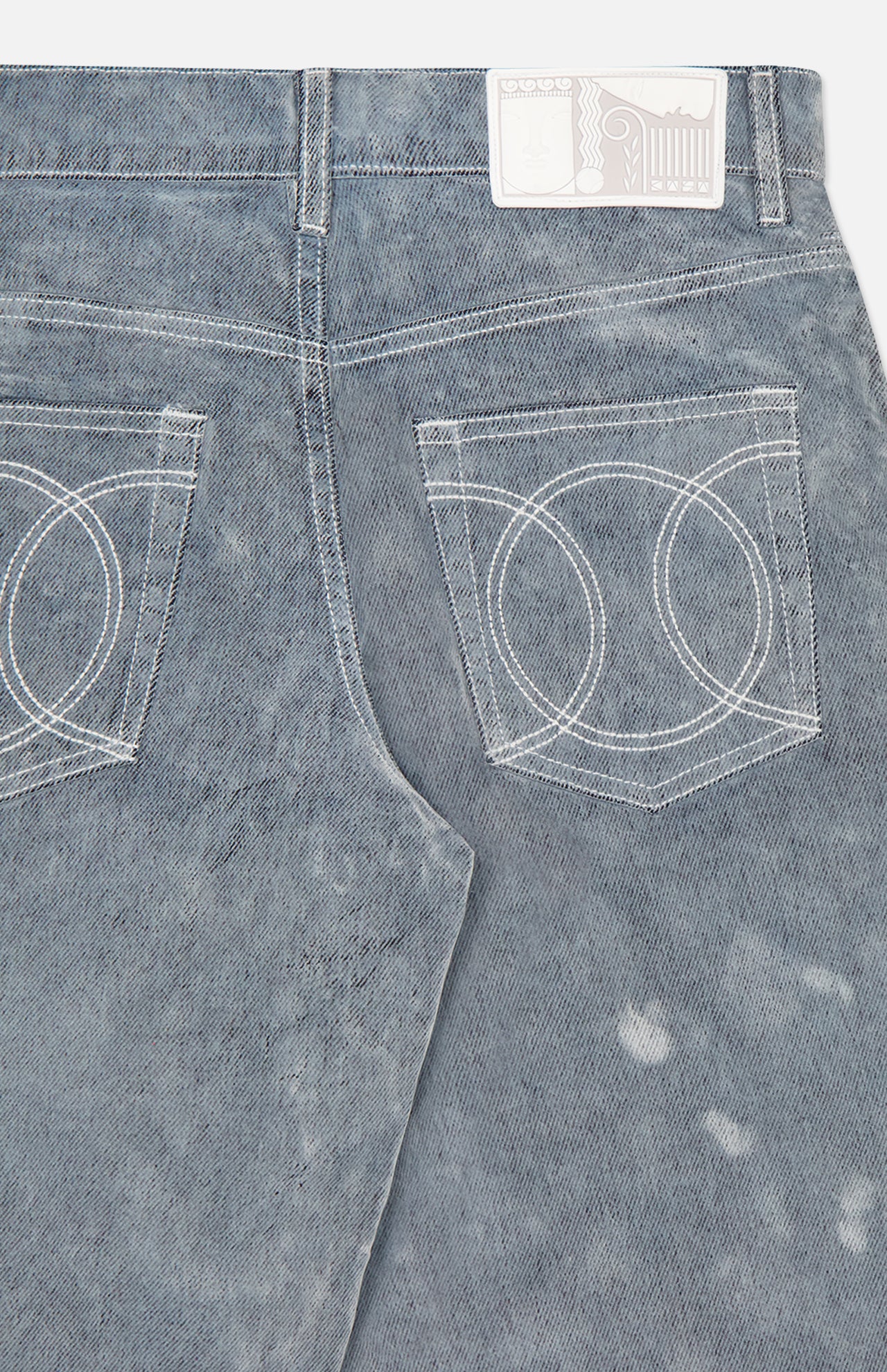 Peach Denim Jeans (7628980125811)