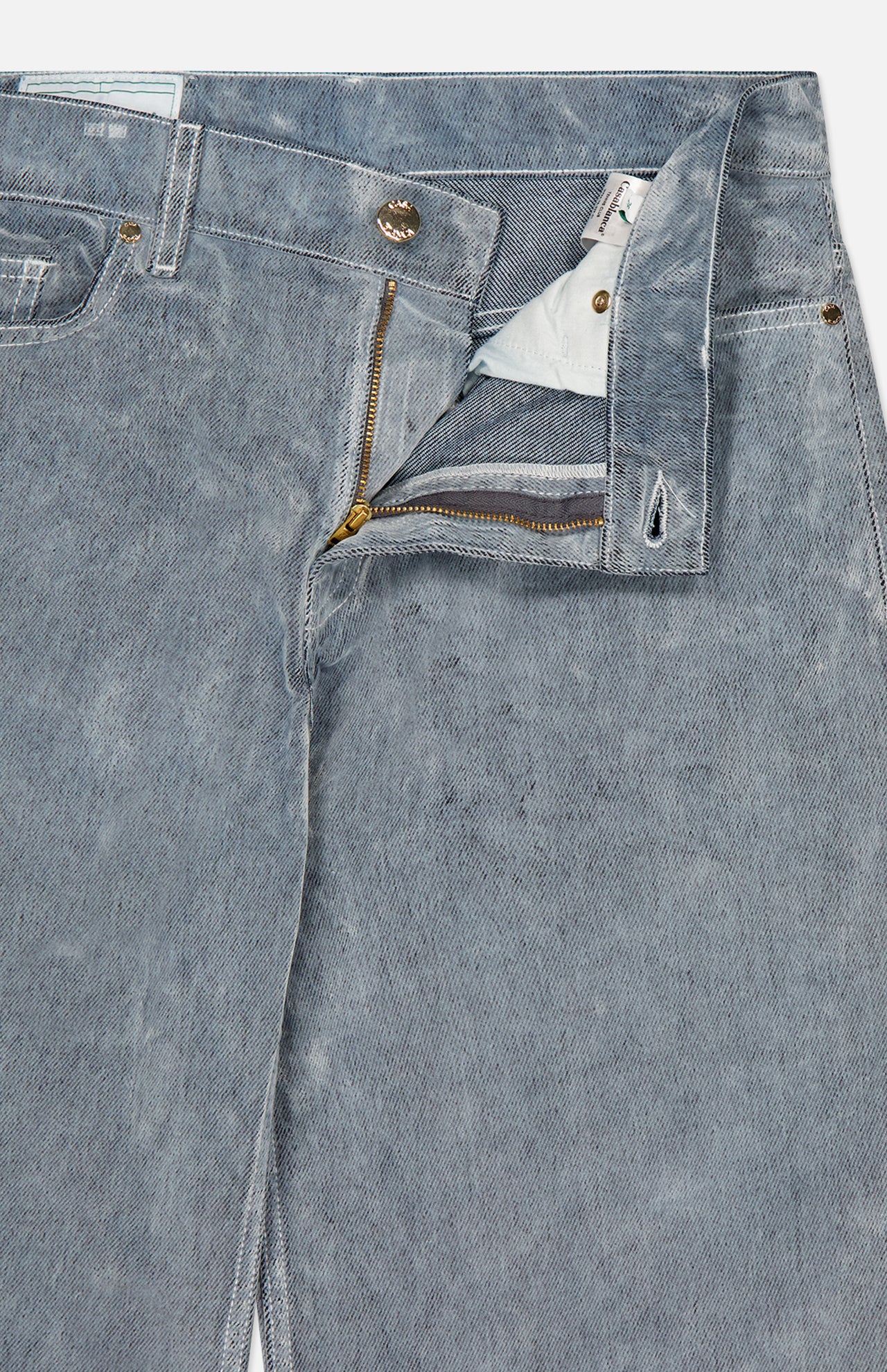 Peach Denim Jeans (7628980125811)