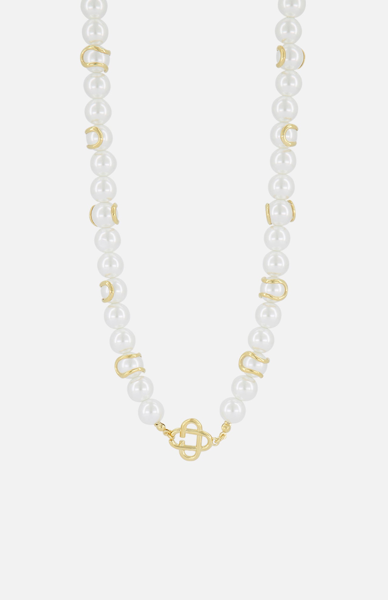 Pearl Monogram Necklace (7352835571827)