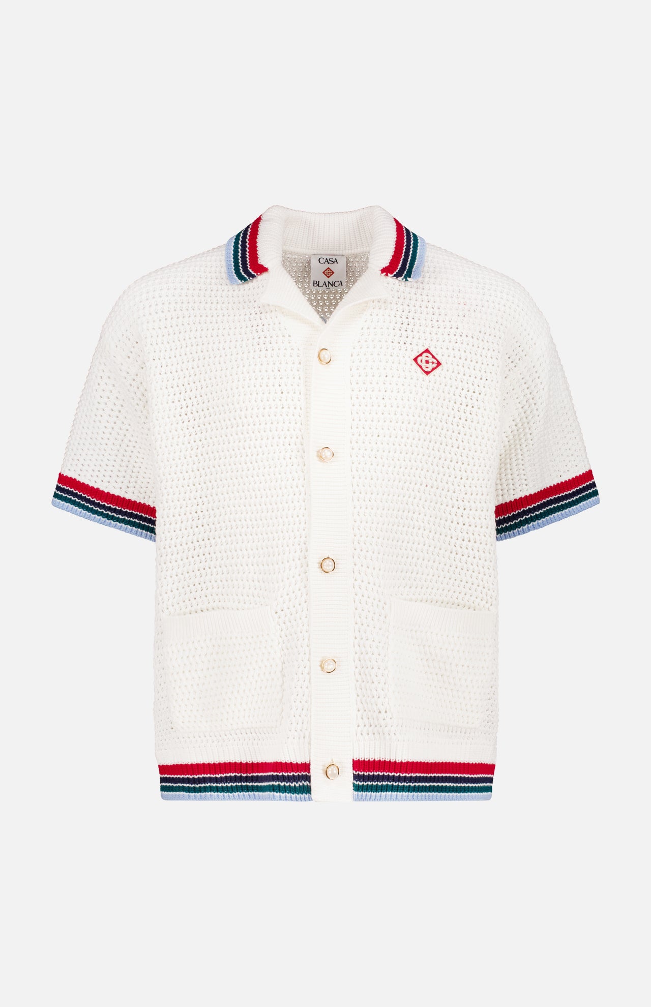 Sporty Faux Crochet Shirt (14651373093227)