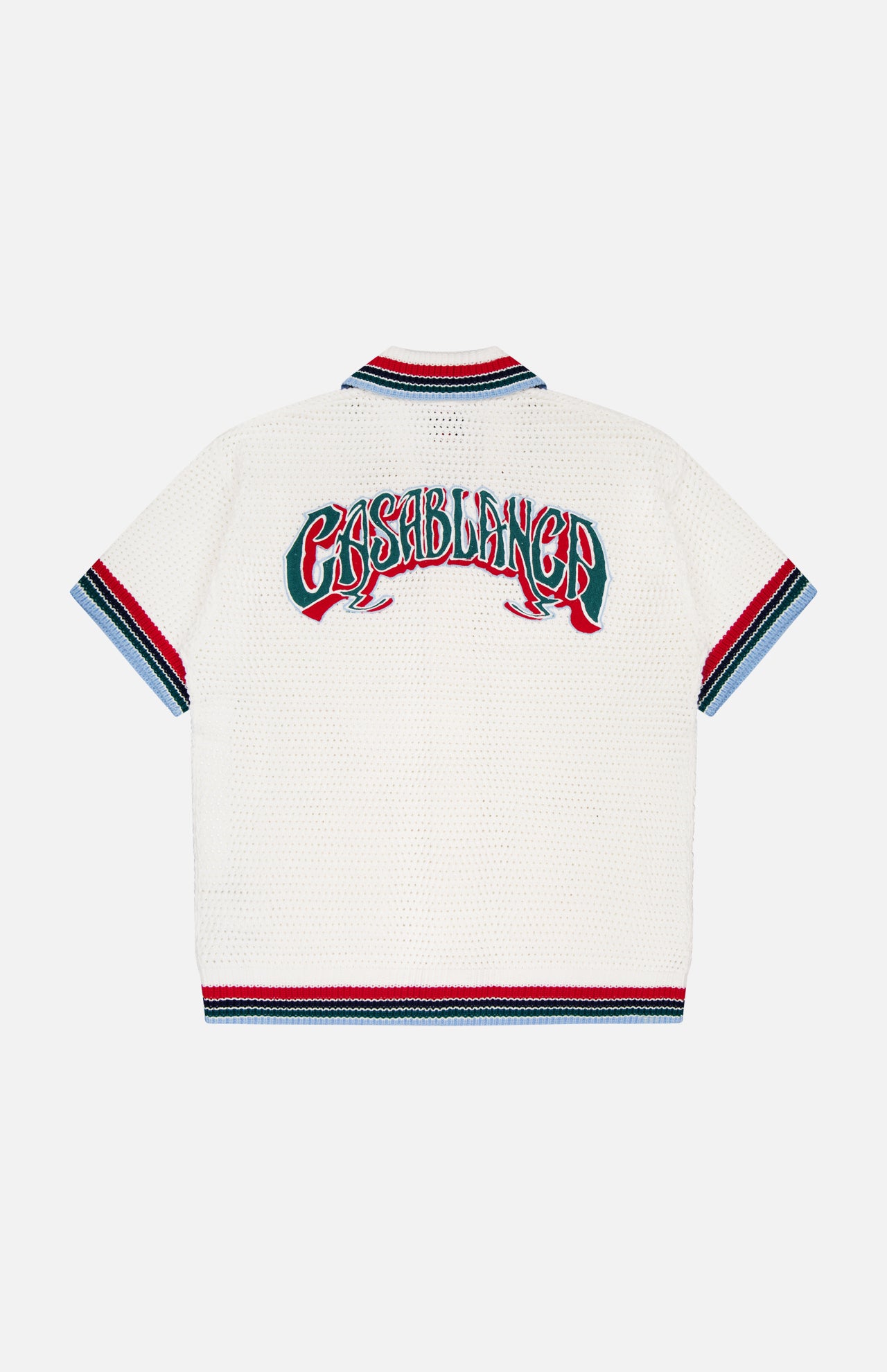 Sporty Faux Crochet Shirt (14651373093227)