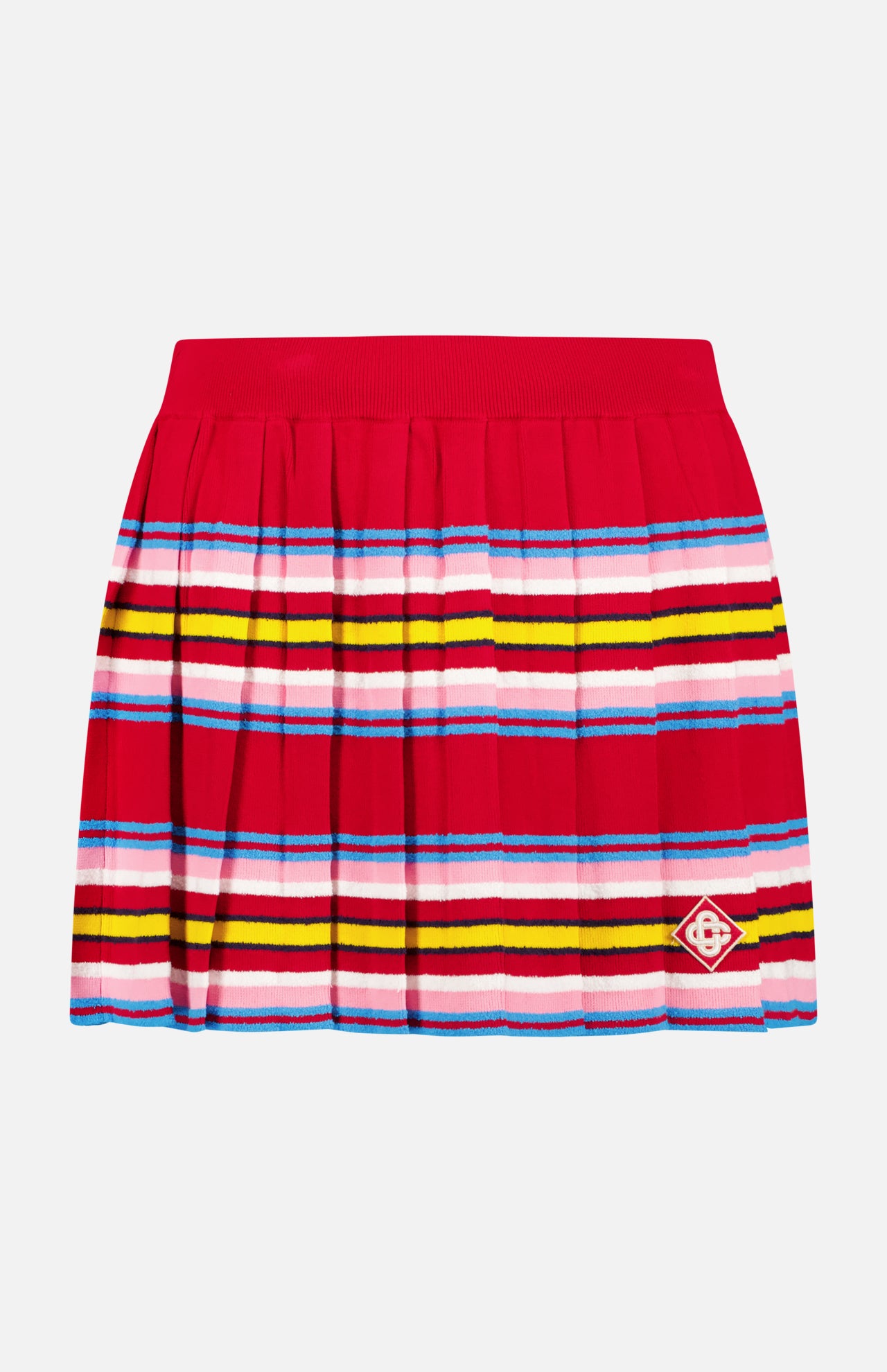 Striped Pleated Skirt (14652247572843)