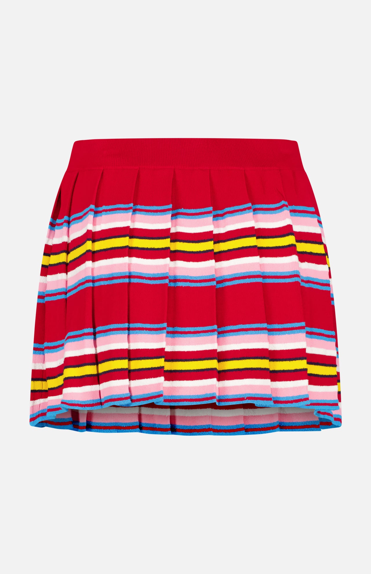 Striped Pleated Skirt (14652247572843)
