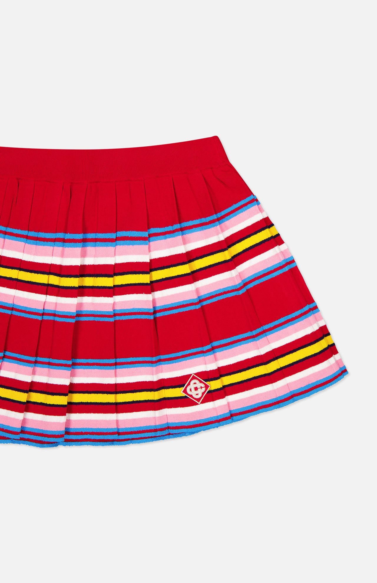 Striped Pleated Skirt (14652247572843)