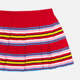 Striped Pleated Skirt (14652247572843)