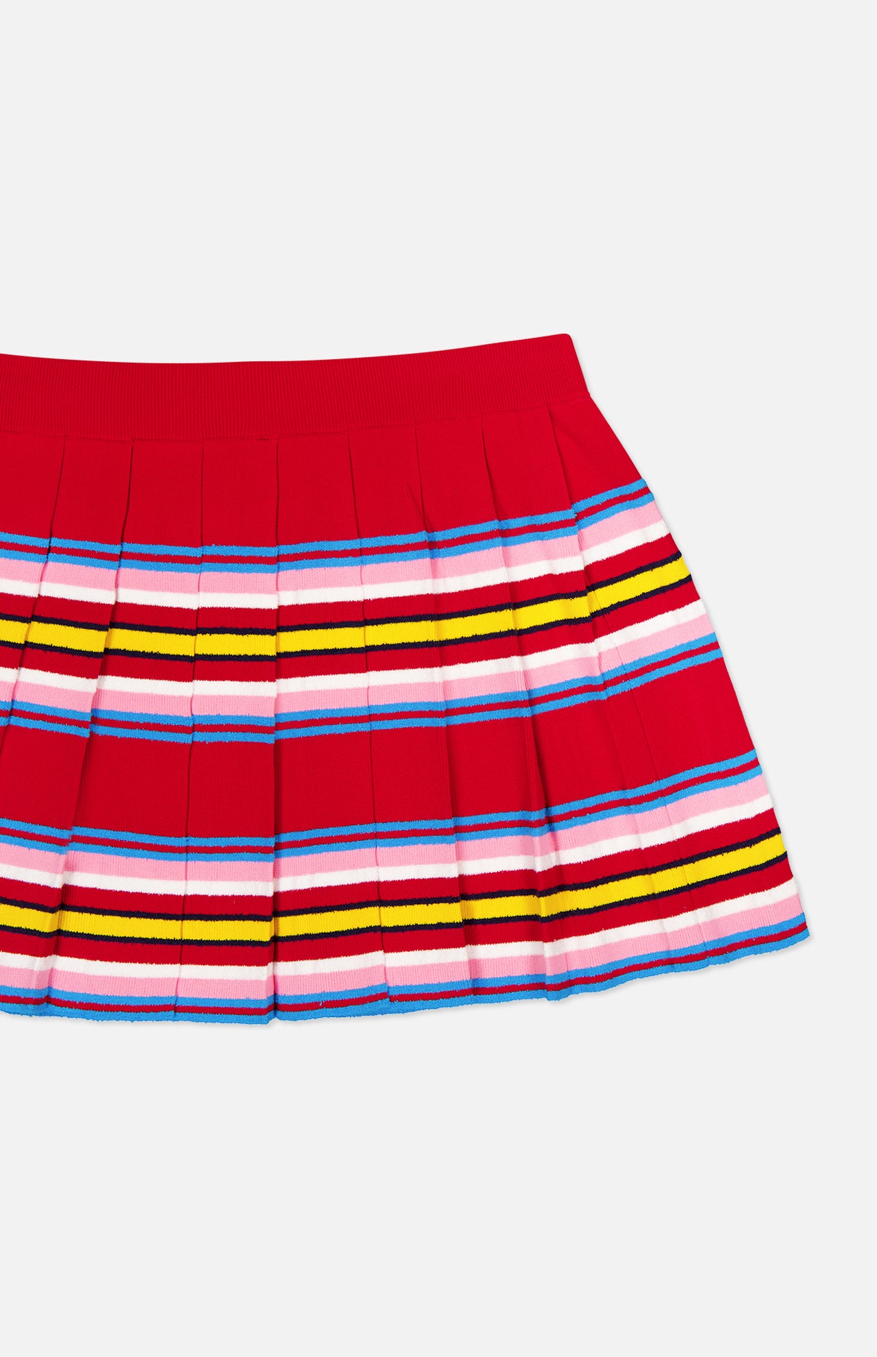 Striped Pleated Skirt (14652247572843)