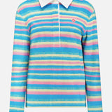 Striped Towel Polo Shirt (14652247048555)