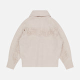 Cashmere Blend Luxe Fringe Coatigan