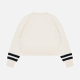 Cashmere Easy Striped Sweatshirt