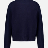 Cashmere Luxe Waffle Standneck Sweater