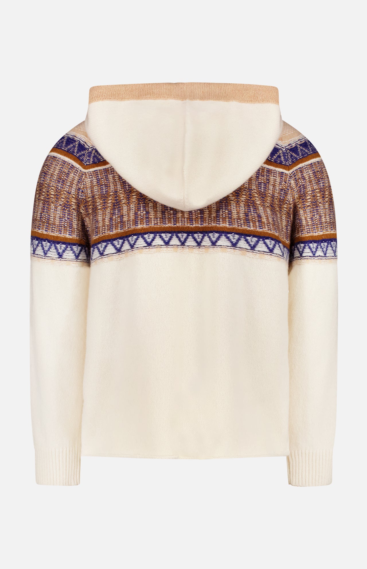 Ladderback Fairisle Hoodie Sweater (14620488696171)