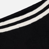 Cashmere Striped Wide Leg Pant